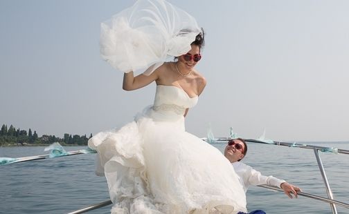 Свадебная фотосессия на озере Гарда. Италия - фото 7190586 Italia Viaggi - организация свадеб
