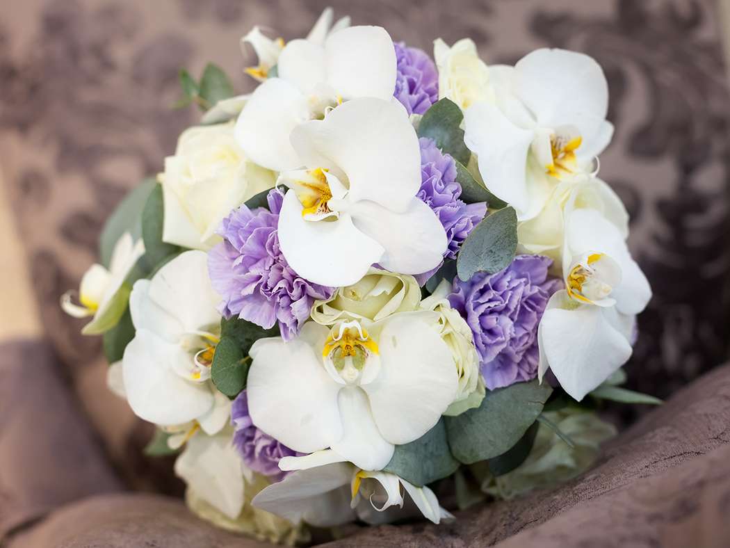 Букет невесты с орхидеями, студия "Настя Рай" - фото 9858058 "Настя Рай" - платья, аксессуары, цветы и декор
