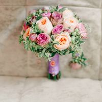 букет в нежно-розовых тонах, волшебное дополнение для невест