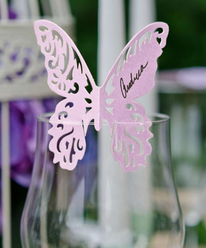 Рассадочная карточка "Бабочка"  - фото 2517169 AK-Wedding - свадебные аксессуары и украшения