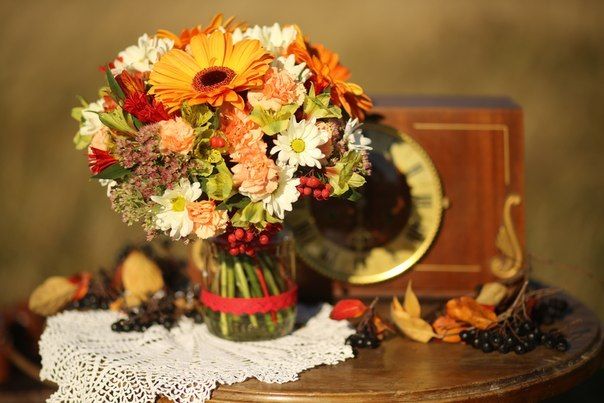 Осенний букет невесты в желтой гамме из гербер и альстромерий  - фото 2660321 Александра Шулятева -флорист, декоратор