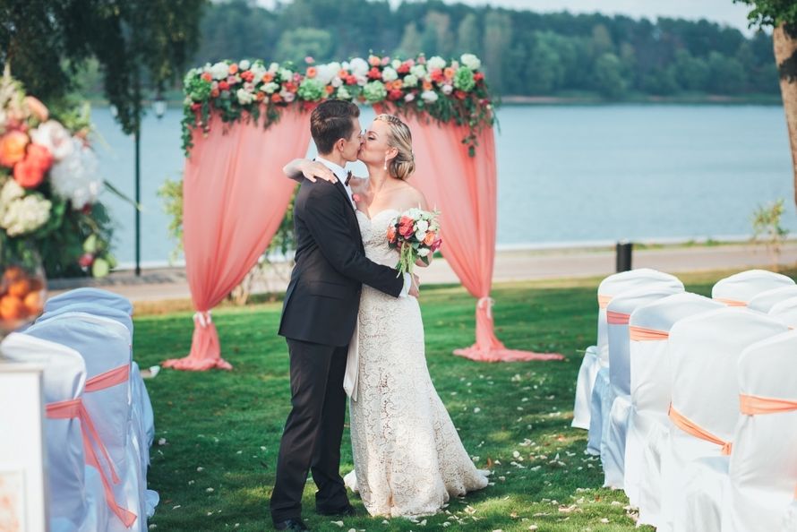 Персиковая свадьба. - фото 10751536 Студия флористики Nice Flower