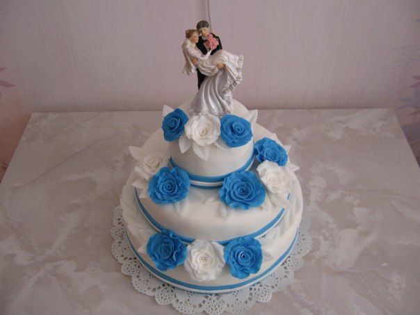 Фото 2688721 в коллекции Мои фотографии - Свадебные торты свадебного агентства Забава