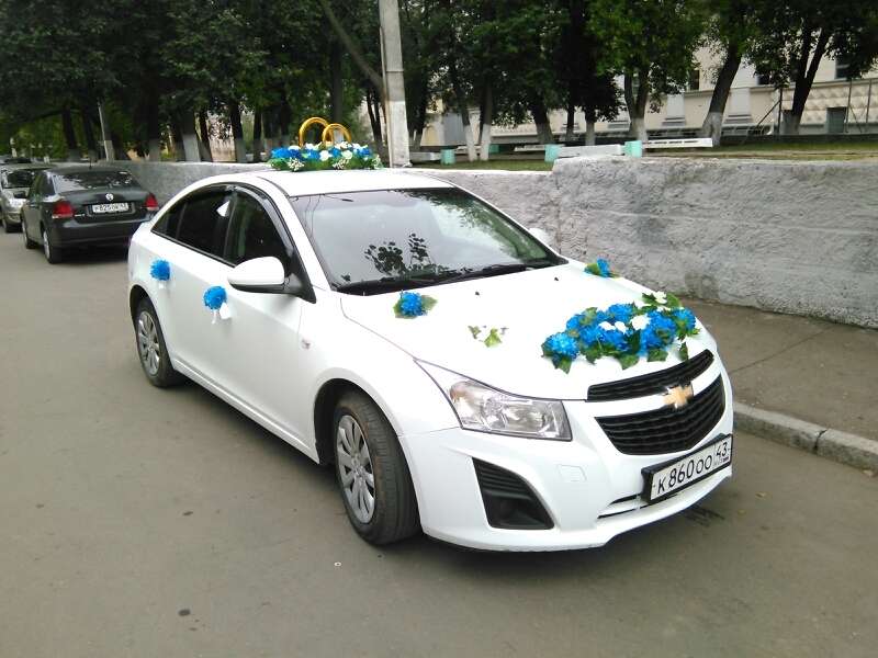 Шевроле Круз 550 р.час - фото 13268530 AvtoKirov-свадебное авто