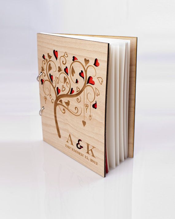 Открытка книжка из дерева