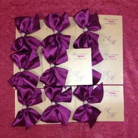 Фиолетовые приглашения для невесты Марии!