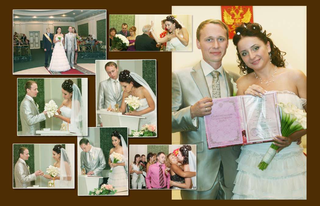 Разворот свадебной книги - фото 1401373 Фотограф Владимир Оборотов