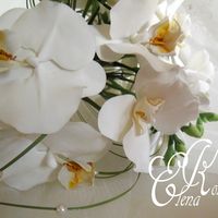 Букет невсты с орхидеями