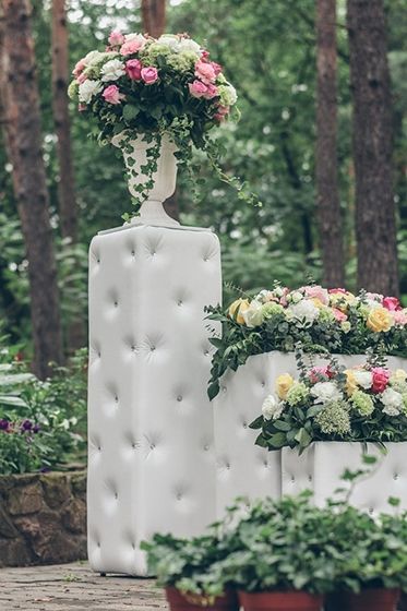 Мягкие колоны на свадьбу - фото 3174789 ЭкоDekor - декор свадеб