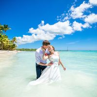 свадьба на острове Саона, Доминикана, любовь, море , поцелуй