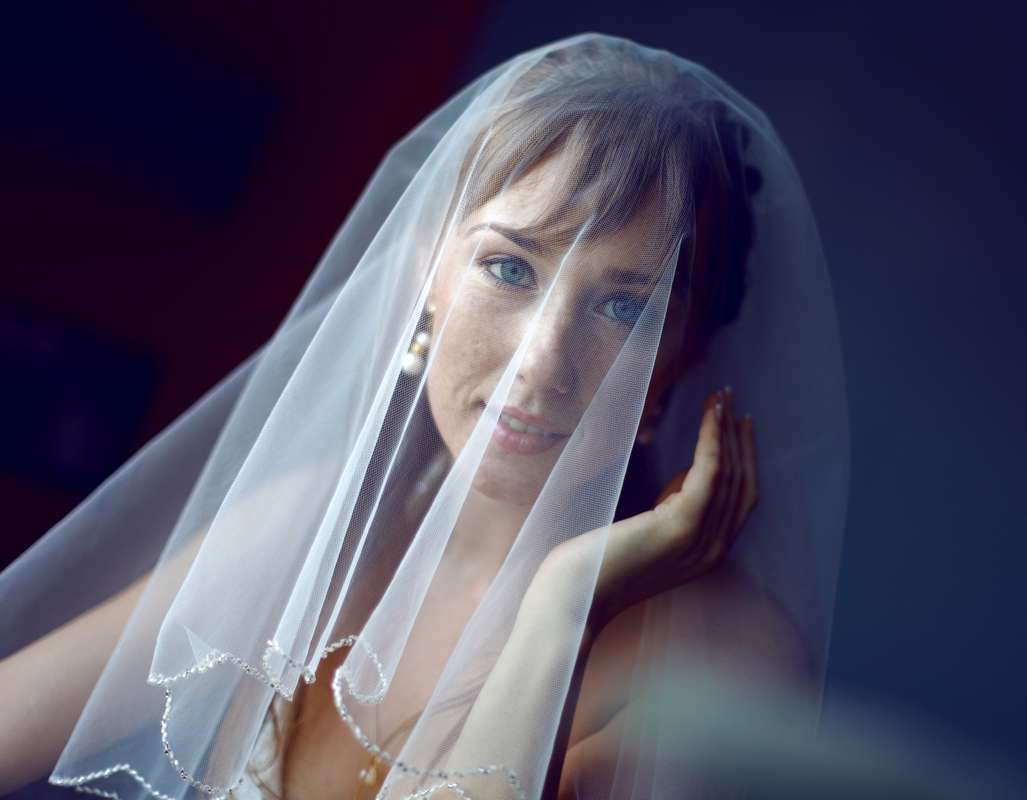 Невеста с прической из полу  собранных волос на затылке, с классическим макияжем в коричневом тоне - фото 3229239 Фотограф Левенкова Александра