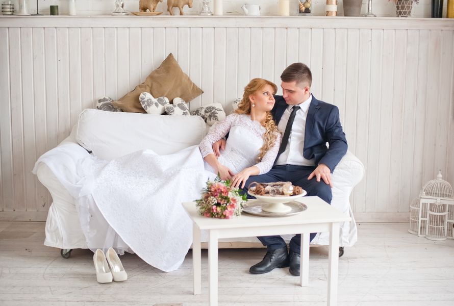 студийная свадебная фотосъемка - отличный вариант для зимней свадьбы - фото 3455673 Фотограф Евгения Кононова