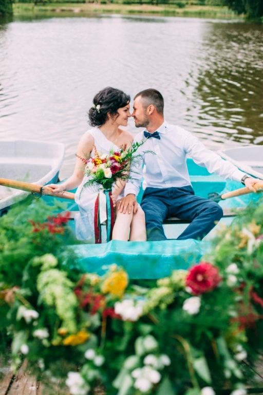 Свадьба в лодке - фото 8921986 "Дело цветочное" - студия флористики и декора