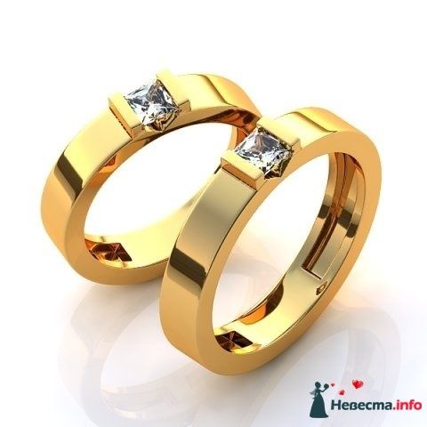 Обручальные кольца с бриллиантами - фото 220152 "Ювелир-Сервис"