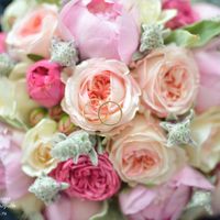 Букет невесты с пионовидными розами и пионами. Флорист Пашкова Ольга