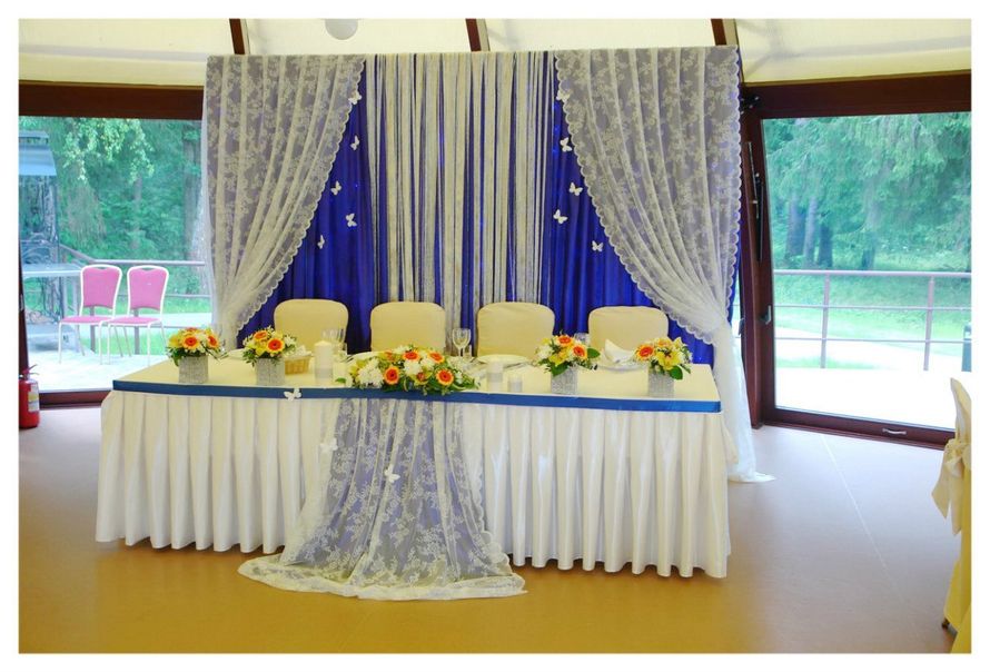Оформление свадьбы в синем цвете - фото 9910634 Дизайн - студия Юлии Косс