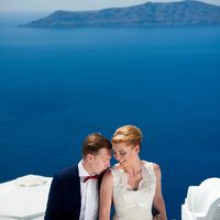 Свадьба на Санторини, Катя и Денис, организатор Garnet Wedding Studio
