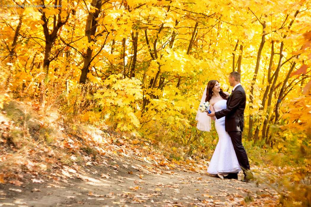 Осенняя яркая классическая свадьба в синих тонах. - фото 3206987 Фотограф Екатерина Походина