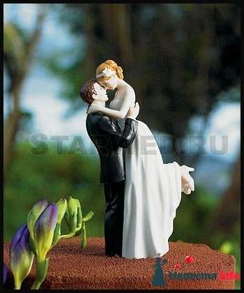 Романтичная фигурка на свадебный торт. - фото 329581 StarWed - свадебные аксессуары 