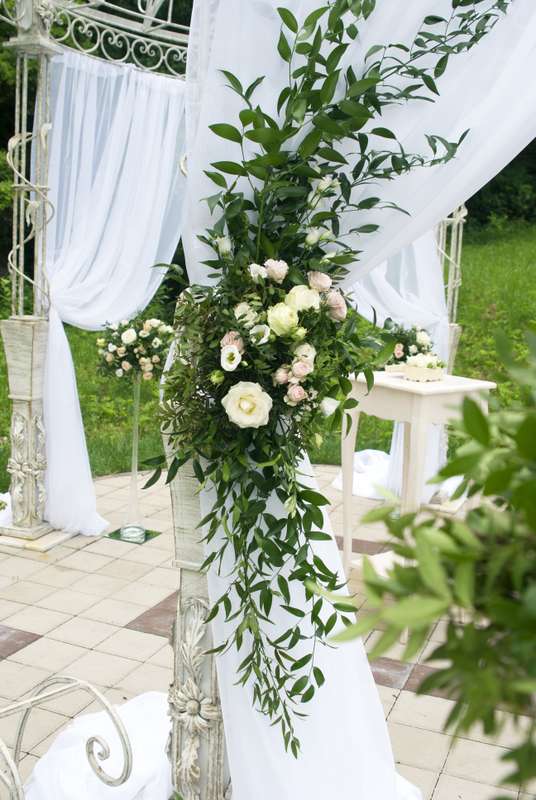 бело-зеленая свадьба - фото 17766252 Мастерская оформления свадеб "Magic garden"