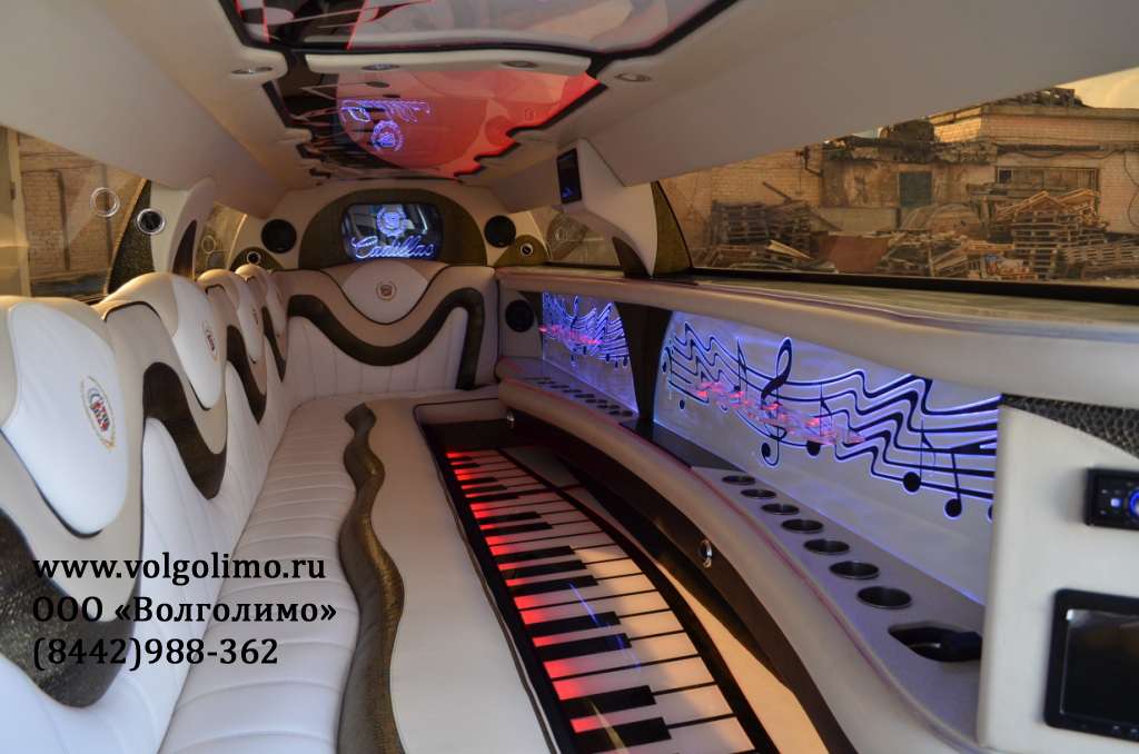 салон лимузина кадиллак - фото 525732 Компания "Волгоградлимо" - прокат лимузинов