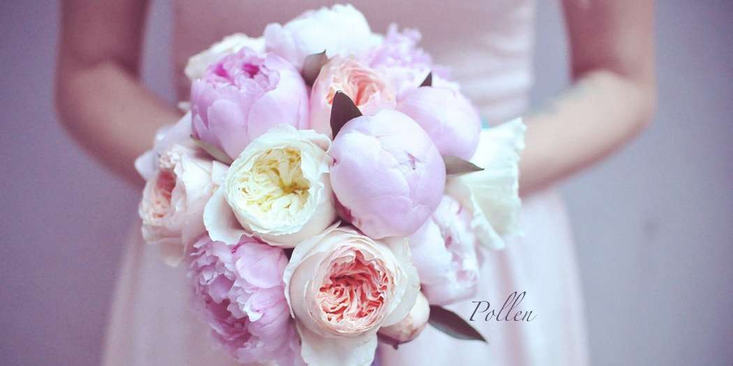 Сладкие шарики пионов и розы Дэвид Остин - фото 3753197 Pollenart - оформление и декор