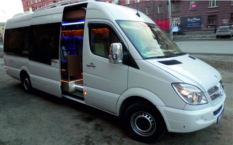 Фото 3846149 в коллекции микроавтобус, автобус, лимузин, заказ Нижний Тагил - "Автобусы Тагила" - свадебный кортеж
