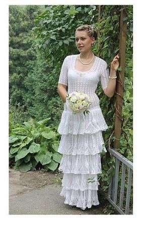 Фото 3846771 в коллекции Свадебные платья для невест - мастер вязаного трикотажа и ирландского кружева