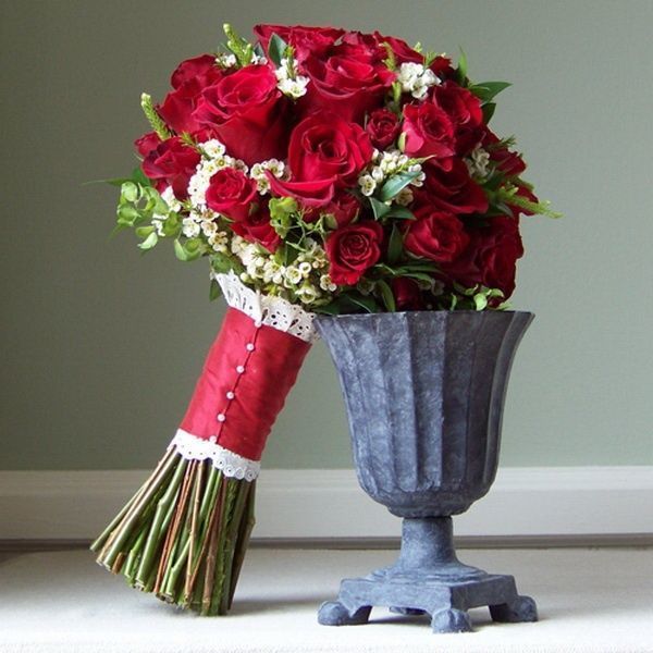 Красная классика, строго и  элегантно - фото 4419327 FLOWER STORE