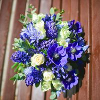 Свадьба в бело-синих тонах