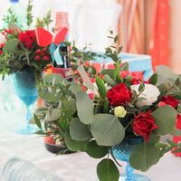 Композиции из живых цветов на свадьбу в Новокуйбышевске