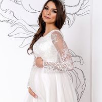 Свадебное платье для беременных Лея