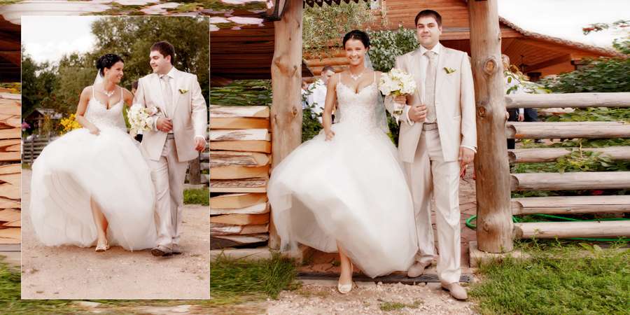 Разворот из свадебной фотокниги Сергея и Екатерины - фото 1336225 Фотограф Дмитрий Малышев