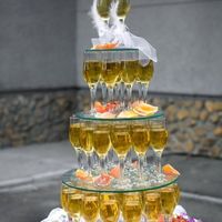 Горка шампанского со стеклом до 80 бокалов 1500 т р