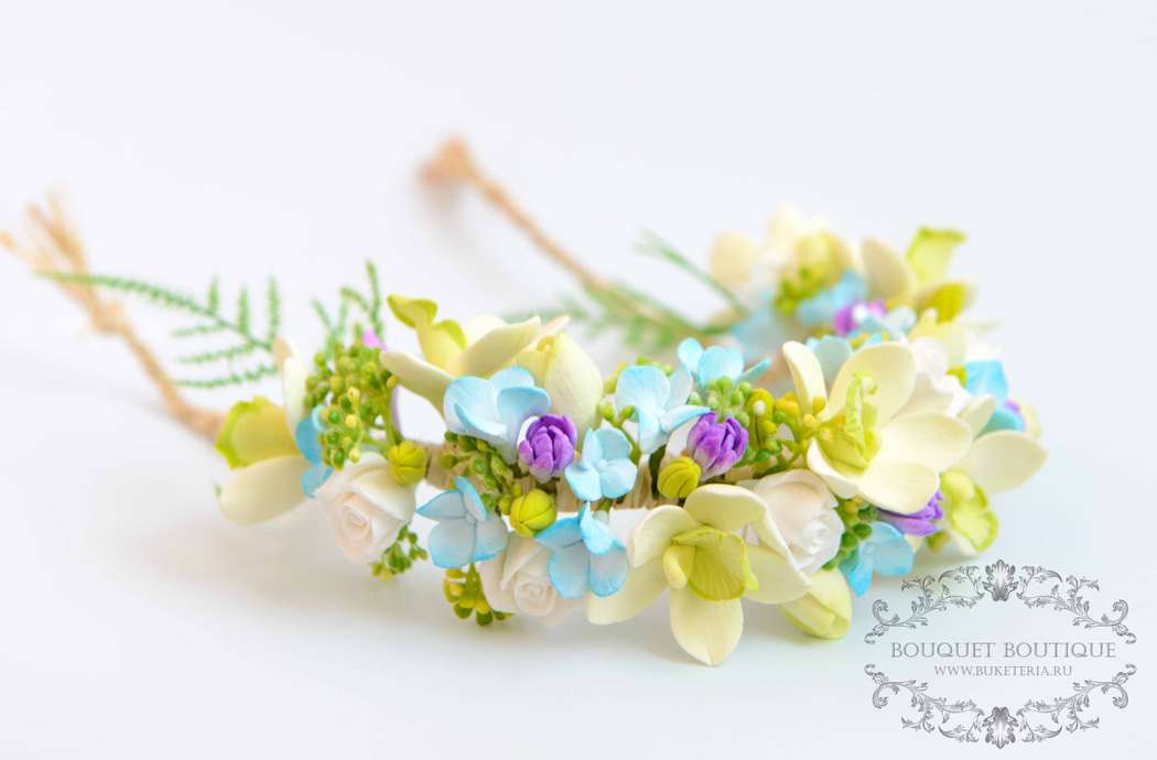 Фото 2199430 в коллекции Цветы в прическу - 
Юлия Литус - цветы из полимерной глины