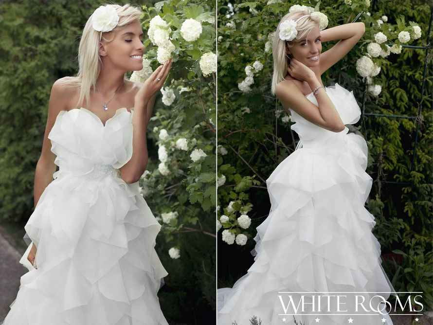 Платье из тончайших лепестков для образа очаровательной принцессы - фото 6377243 Свадебный салон White Rooms