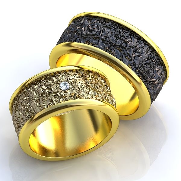 Обручальные кольца из золота 585 пробы 