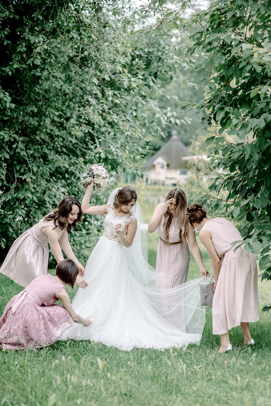 свадьба, дворянское гнездо, фотосессия, фотограф, розовый, белый, невеста, подружки невесты - фото 17526186 Маслова Виктория - фотограф
