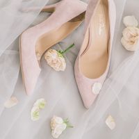 Туфли "Пудровые розы"