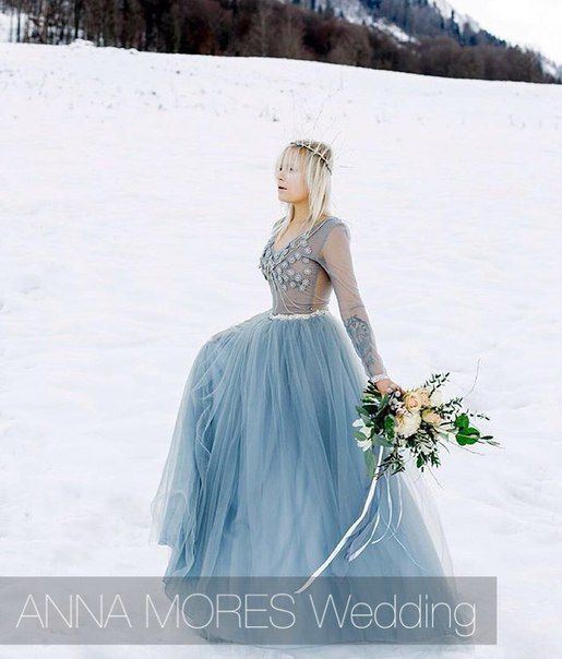 Свадебное платье "Снежная королева"