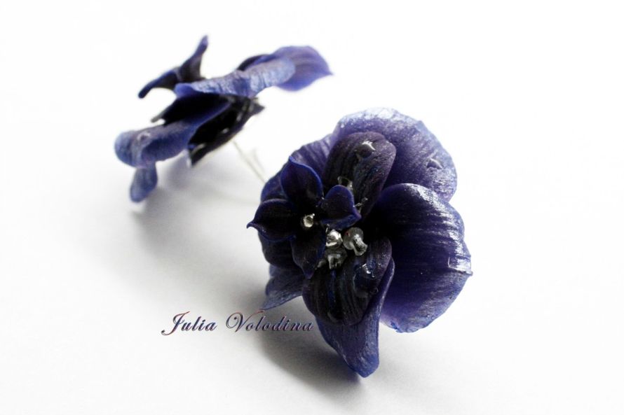 Фото 8668512 в коллекции Серьги пуссеты "Ночная тайна" - Мастерская Юлии Володиной