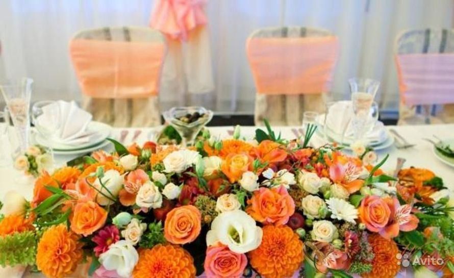 Свадьбв в апельсиновых тонах - фото 9061420 PROТюльпанъ - флористика и декор 