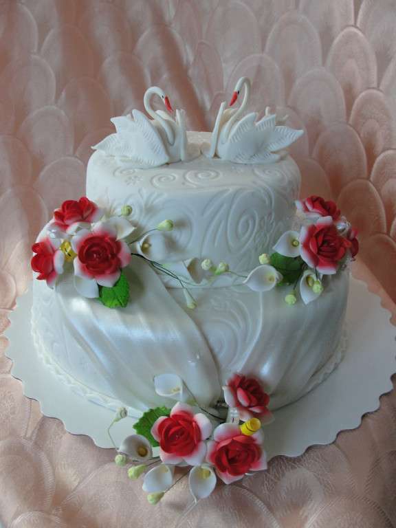 Фото 850409 в коллекции Свадебный торт - Торты от Ольги