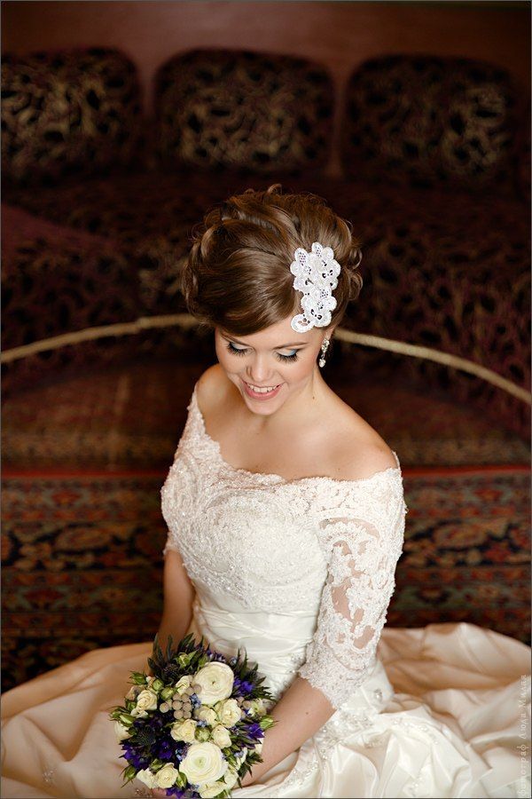 Причёска в моем исполнении для невесты Ирины. - фото 10063016 Мастерская свадебного образа Anna Vitardi