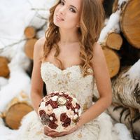 Снежное шоколадное утро невесты