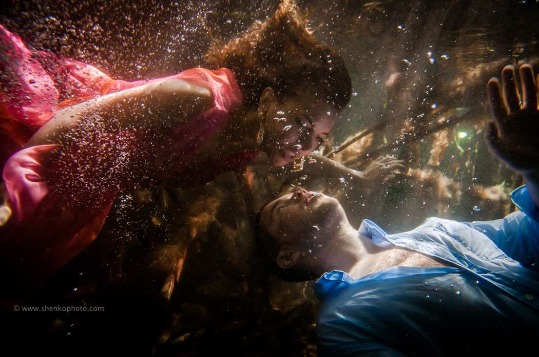 подводный поцелуй ))) фото сессия в мексике  - фото 2380564 Genya+Erik Shenko - фотографы