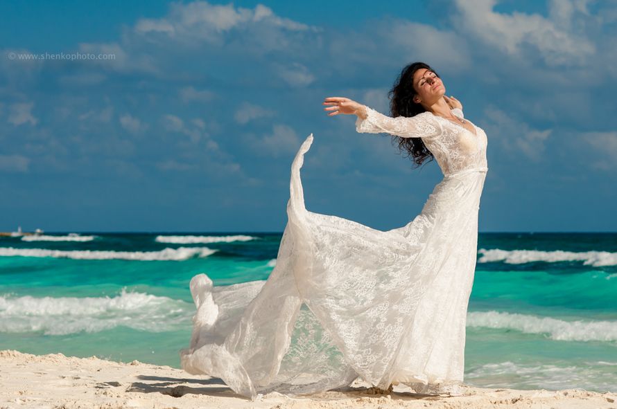 невеста на пляже Мексики,  - фото 2380774 Genya+Erik Shenko - фотографы