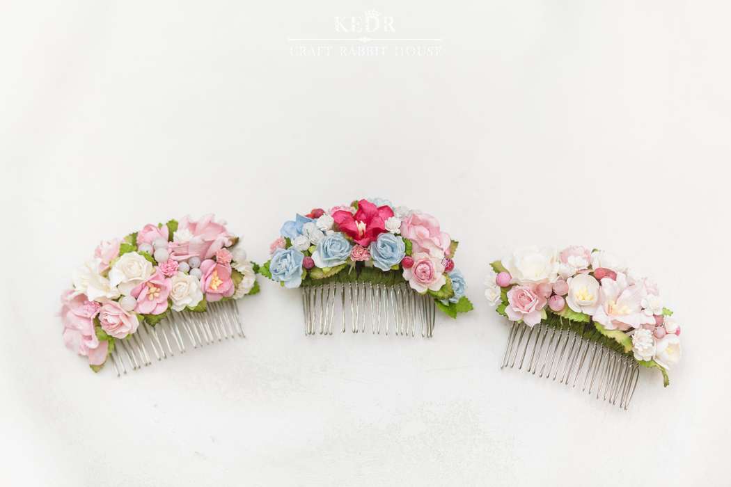 Фото 10570024 в коллекции цветочный гребень невесты - Авторская мастерская аксессуаров Kedr