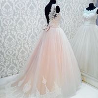 Свадебное платье "Розовый кварц"