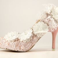 Свадебные и вечерние туфли - модель "Нежность"